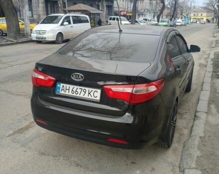 Черный Киа Рио, объемом двигателя 1.3 л и пробегом 120 тыс. км за 6850 $, фото 1 на Automoto.ua