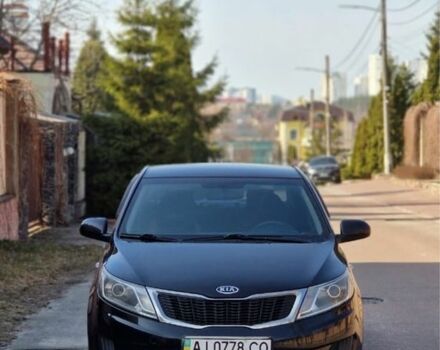 Черный Киа Рио, объемом двигателя 1.4 л и пробегом 180 тыс. км за 6500 $, фото 2 на Automoto.ua