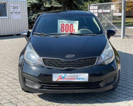 Черный Киа Рио, объемом двигателя 1.6 л и пробегом 220 тыс. км за 5500 $, фото 1 на Automoto.ua