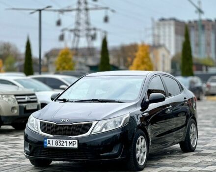 Черный Киа Рио, объемом двигателя 1.4 л и пробегом 180 тыс. км за 5900 $, фото 5 на Automoto.ua