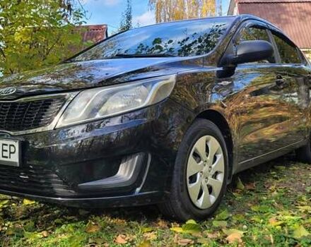 Черный Киа Рио, объемом двигателя 1.4 л и пробегом 120 тыс. км за 7200 $, фото 6 на Automoto.ua