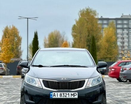 Черный Киа Рио, объемом двигателя 1.4 л и пробегом 180 тыс. км за 5900 $, фото 3 на Automoto.ua
