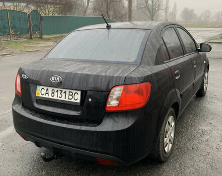 Черный Киа Рио, объемом двигателя 1.4 л и пробегом 105 тыс. км за 4100 $, фото 2 на Automoto.ua