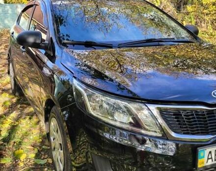 Черный Киа Рио, объемом двигателя 1.4 л и пробегом 120 тыс. км за 7200 $, фото 5 на Automoto.ua