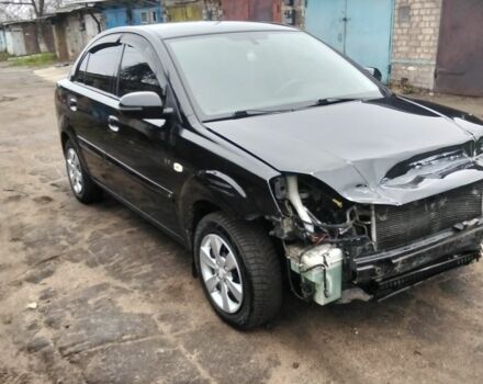 Черный Киа Рио, объемом двигателя 1.4 л и пробегом 150 тыс. км за 2550 $, фото 2 на Automoto.ua
