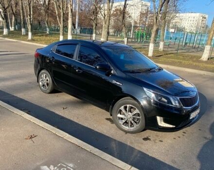 Черный Киа Рио, объемом двигателя 1.4 л и пробегом 135 тыс. км за 6700 $, фото 6 на Automoto.ua