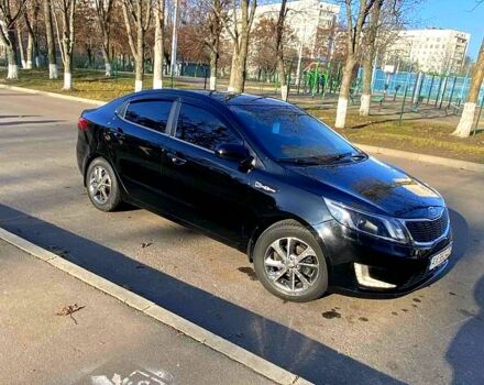 Черный Киа Рио, объемом двигателя 1.4 л и пробегом 1350 тыс. км за 7100 $, фото 2 на Automoto.ua