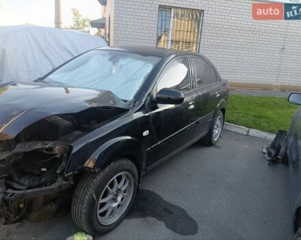 Черный Киа Рио, объемом двигателя 1.4 л и пробегом 160 тыс. км за 2600 $, фото 1 на Automoto.ua