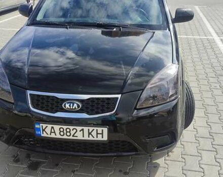 Черный Киа Рио, объемом двигателя 1.4 л и пробегом 224 тыс. км за 4600 $, фото 8 на Automoto.ua