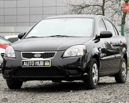 Черный Киа Рио, объемом двигателя 1.4 л и пробегом 100 тыс. км за 5000 $, фото 5 на Automoto.ua