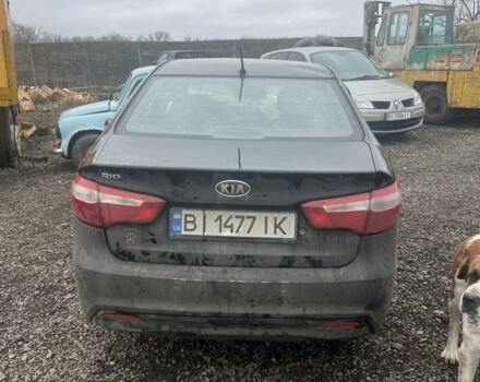 Черный Киа Рио, объемом двигателя 1.4 л и пробегом 120 тыс. км за 3000 $, фото 2 на Automoto.ua