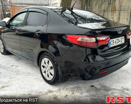 Черный Киа Рио, объемом двигателя 1.4 л и пробегом 155 тыс. км за 7500 $, фото 6 на Automoto.ua