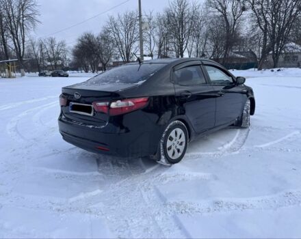 Черный Киа Рио, объемом двигателя 1.4 л и пробегом 160 тыс. км за 7200 $, фото 2 на Automoto.ua