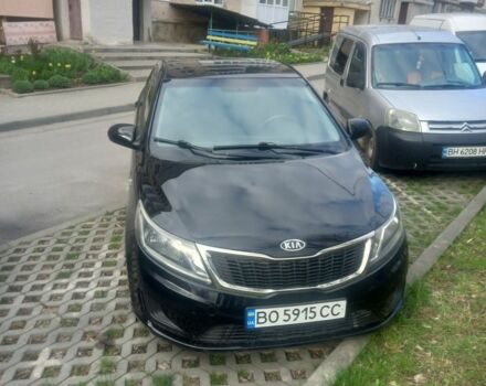 Черный Киа Рио, объемом двигателя 1.4 л и пробегом 213 тыс. км за 8150 $, фото 1 на Automoto.ua