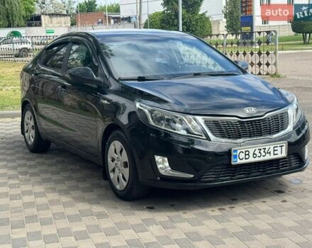 Черный Киа Рио, объемом двигателя 1.4 л и пробегом 155 тыс. км за 7500 $, фото 3 на Automoto.ua