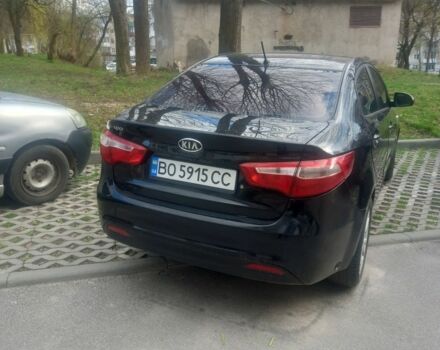 Черный Киа Рио, объемом двигателя 1.4 л и пробегом 213 тыс. км за 8150 $, фото 3 на Automoto.ua