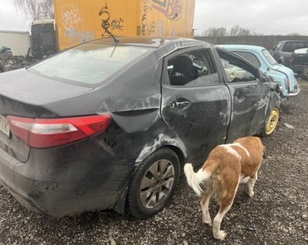 Черный Киа Рио, объемом двигателя 1.4 л и пробегом 120 тыс. км за 3000 $, фото 3 на Automoto.ua