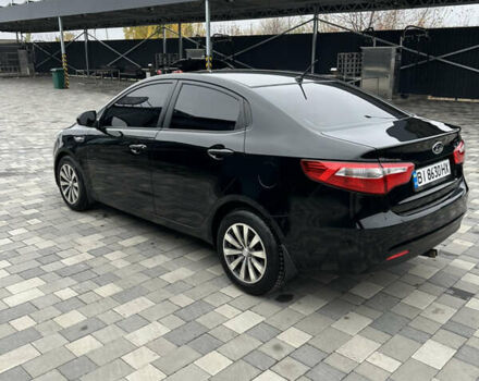 Черный Киа Рио, объемом двигателя 1.4 л и пробегом 111 тыс. км за 7500 $, фото 2 на Automoto.ua