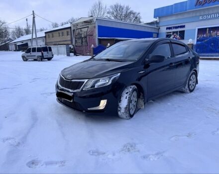 Черный Киа Рио, объемом двигателя 1.4 л и пробегом 160 тыс. км за 7200 $, фото 3 на Automoto.ua