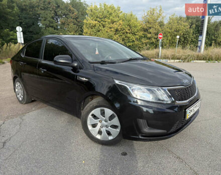Черный Киа Рио, объемом двигателя 1.4 л и пробегом 74 тыс. км за 8900 $, фото 3 на Automoto.ua