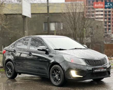 Черный Киа Рио, объемом двигателя 1.6 л и пробегом 231 тыс. км за 7999 $, фото 2 на Automoto.ua
