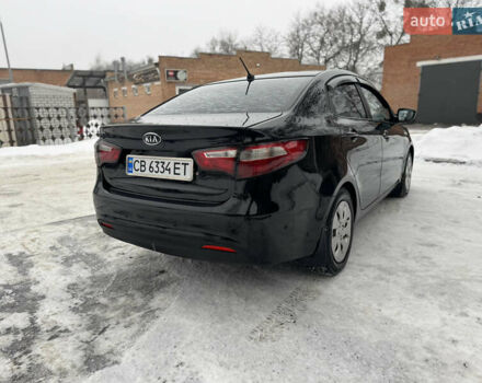 Черный Киа Рио, объемом двигателя 1.4 л и пробегом 155 тыс. км за 7500 $, фото 12 на Automoto.ua