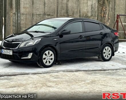 Черный Киа Рио, объемом двигателя 1.4 л и пробегом 155 тыс. км за 7500 $, фото 2 на Automoto.ua