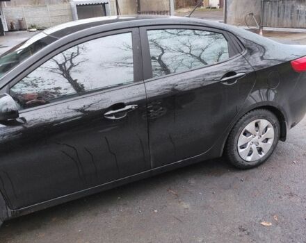 Черный Киа Рио, объемом двигателя 1.4 л и пробегом 94 тыс. км за 6500 $, фото 4 на Automoto.ua