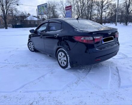 Черный Киа Рио, объемом двигателя 1.4 л и пробегом 160 тыс. км за 7200 $, фото 1 на Automoto.ua