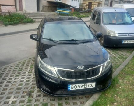 Черный Киа Рио, объемом двигателя 1.4 л и пробегом 213 тыс. км за 7979 $, фото 1 на Automoto.ua