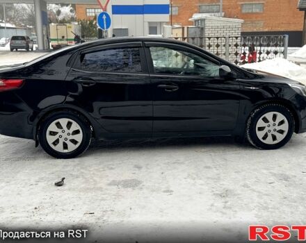 Черный Киа Рио, объемом двигателя 1.4 л и пробегом 155 тыс. км за 7500 $, фото 3 на Automoto.ua