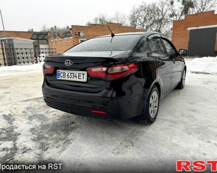 Черный Киа Рио, объемом двигателя 1.4 л и пробегом 155 тыс. км за 7500 $, фото 5 на Automoto.ua