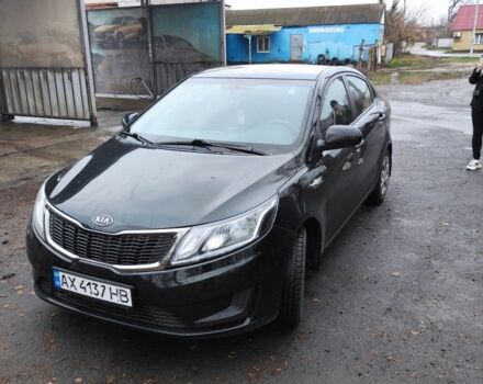 Черный Киа Рио, объемом двигателя 1.4 л и пробегом 94 тыс. км за 6500 $, фото 2 на Automoto.ua