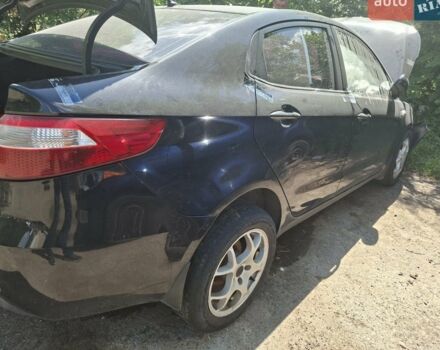 Черный Киа Рио, объемом двигателя 1.4 л и пробегом 255 тыс. км за 2200 $, фото 2 на Automoto.ua