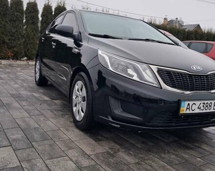 Черный Киа Рио, объемом двигателя 1.4 л и пробегом 244 тыс. км за 6900 $, фото 1 на Automoto.ua