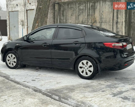 Черный Киа Рио, объемом двигателя 1.4 л и пробегом 155 тыс. км за 7500 $, фото 9 на Automoto.ua