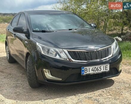 Черный Киа Рио, объемом двигателя 1.4 л и пробегом 108 тыс. км за 7950 $, фото 1 на Automoto.ua