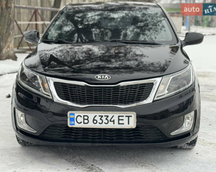 Черный Киа Рио, объемом двигателя 1.4 л и пробегом 155 тыс. км за 7500 $, фото 3 на Automoto.ua