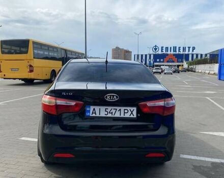 Черный Киа Рио, объемом двигателя 1.4 л и пробегом 92 тыс. км за 6999 $, фото 2 на Automoto.ua