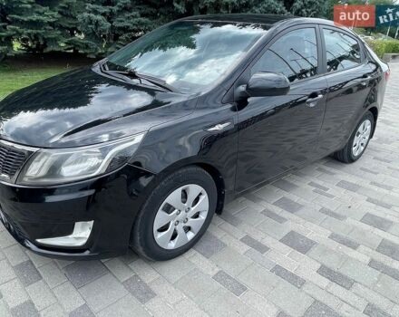 Черный Киа Рио, объемом двигателя 1.4 л и пробегом 89 тыс. км за 8300 $, фото 12 на Automoto.ua