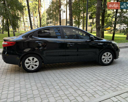 Черный Киа Рио, объемом двигателя 1.4 л и пробегом 136 тыс. км за 8100 $, фото 4 на Automoto.ua