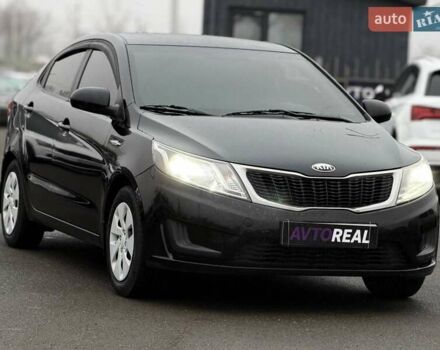 Черный Киа Рио, объемом двигателя 1.4 л и пробегом 220 тыс. км за 8200 $, фото 6 на Automoto.ua
