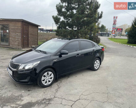 Черный Киа Рио, объемом двигателя 1.4 л и пробегом 136 тыс. км за 7700 $, фото 4 на Automoto.ua