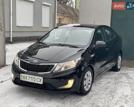Черный Киа Рио, объемом двигателя 1.4 л и пробегом 124 тыс. км за 9350 $, фото 7 на Automoto.ua