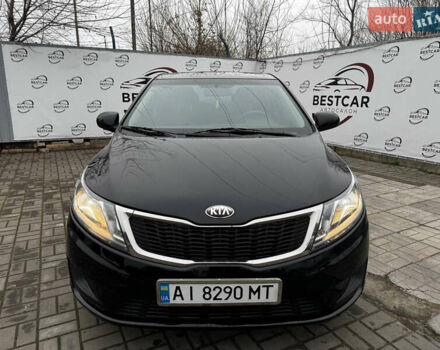 Черный Киа Рио, объемом двигателя 1.4 л и пробегом 185 тыс. км за 6999 $, фото 4 на Automoto.ua