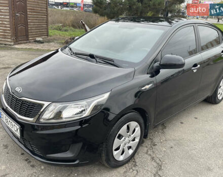 Черный Киа Рио, объемом двигателя 1.4 л и пробегом 136 тыс. км за 7700 $, фото 17 на Automoto.ua