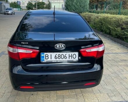 Черный Киа Рио, объемом двигателя 1.4 л и пробегом 247 тыс. км за 7800 $, фото 2 на Automoto.ua