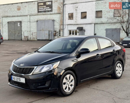 Черный Киа Рио, объемом двигателя 1.4 л и пробегом 305 тыс. км за 4950 $, фото 1 на Automoto.ua
