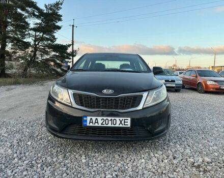 Черный Киа Рио, объемом двигателя 1.4 л и пробегом 199 тыс. км за 5500 $, фото 1 на Automoto.ua