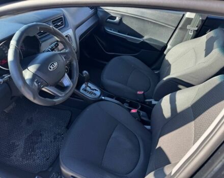Черный Киа Рио, объемом двигателя 1.4 л и пробегом 214 тыс. км за 7700 $, фото 6 на Automoto.ua